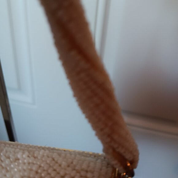 Vintage Rimco of California white micro beaded purse - Picture 4 of 7